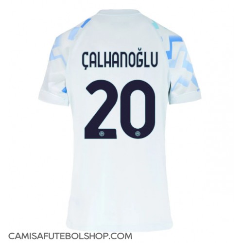 Camisa de time de futebol Inter Milan Hakan Calhanoglu #20 Replicas 2º Equipamento Feminina 2025-26 Manga Curta
